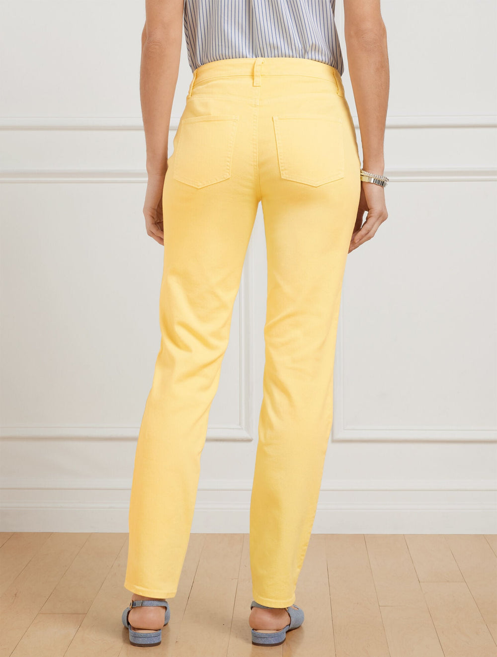 SLIM ANKLE JEANS - GARMENT DYE | Talbots sale