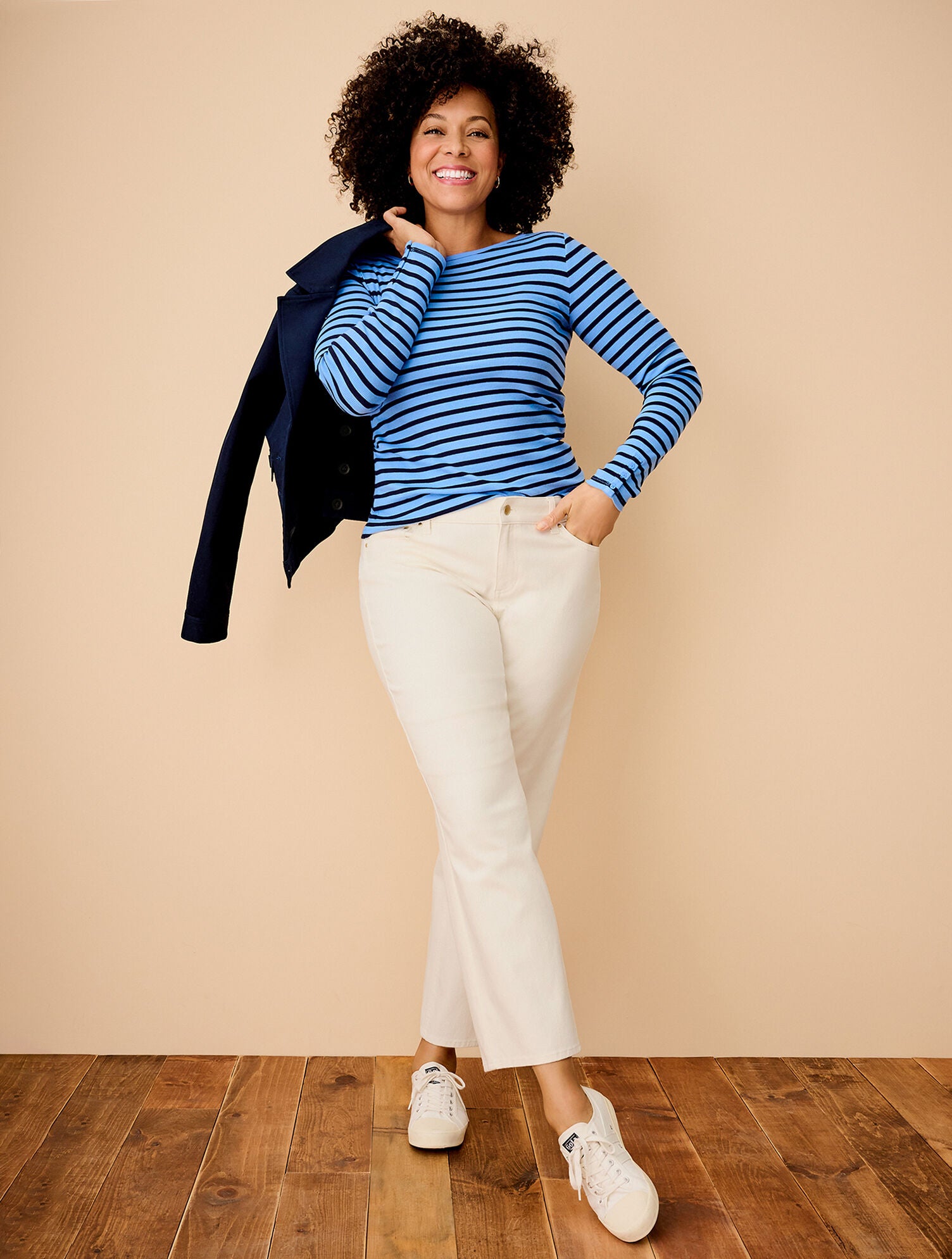 MID RISE STOVEPIPE STRAIGHT LEG JEANS | Talbots on sale