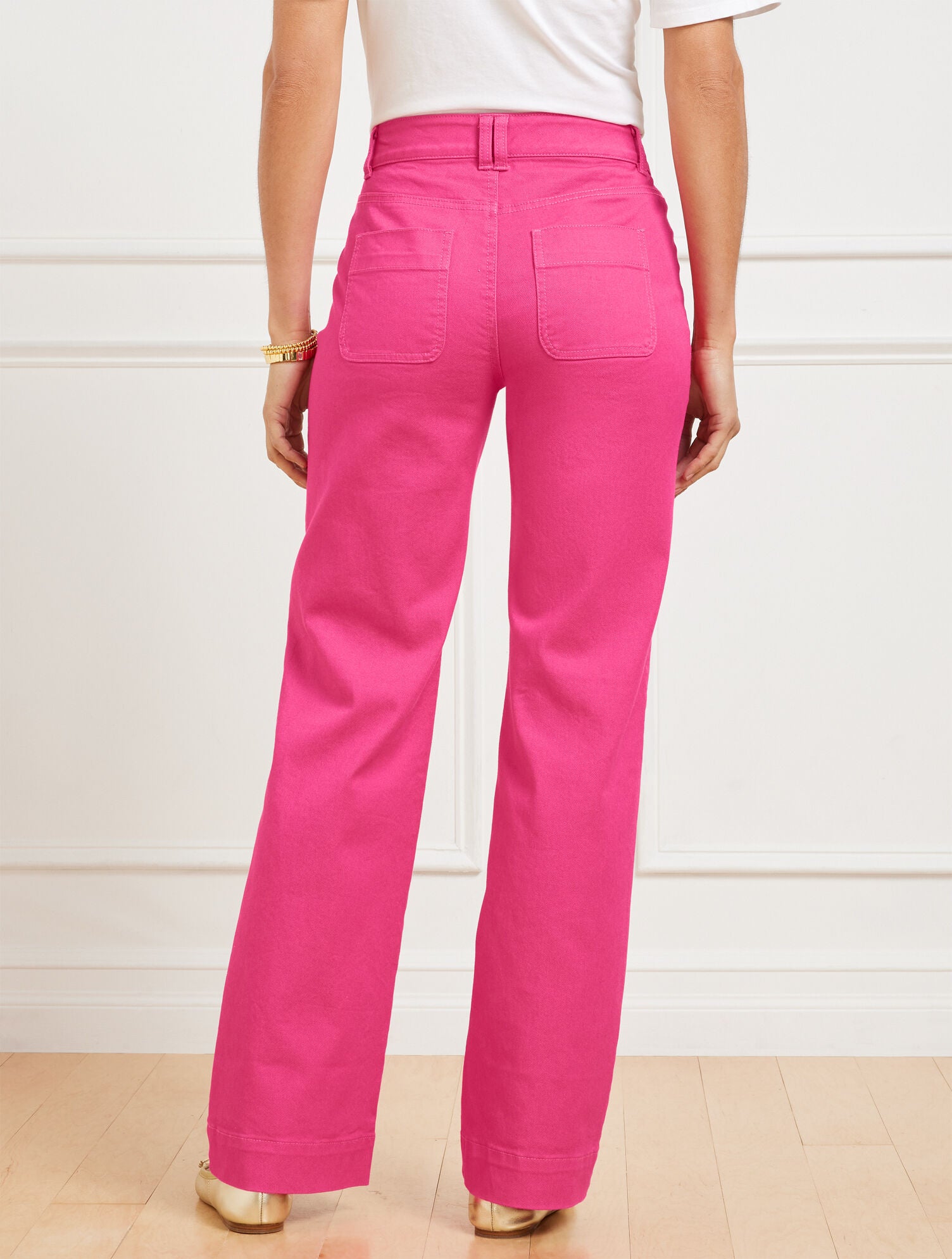 PATCH POCKET CLASSIC JEAN TROUSERS | Talbots outlet