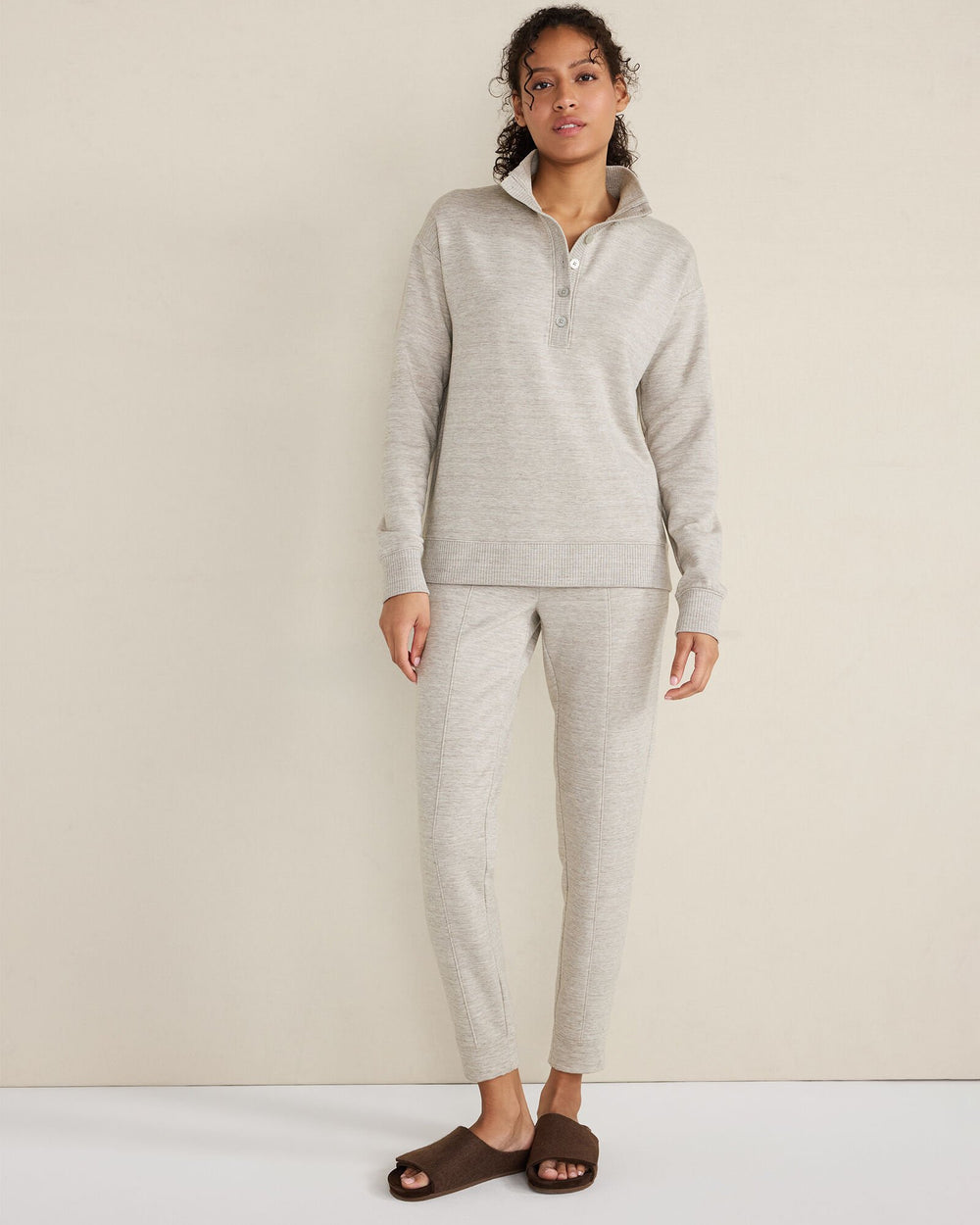 FLEECE PINTUCK JOGGERS | Talbots on sale