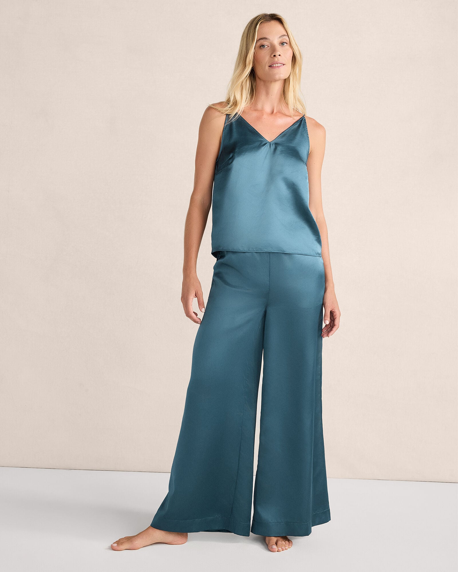 FLOWY WIDE LEG PANTS | Talbots discount