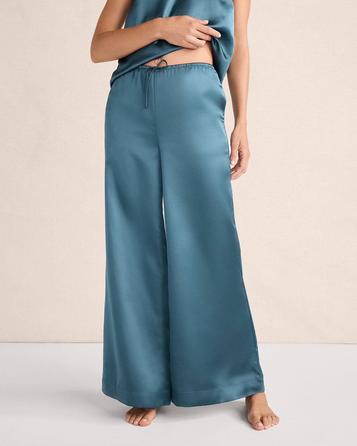 FLOWY WIDE LEG PANTS | Talbots discount
