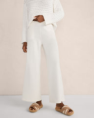 ORGANIC COTTON WIDE LEG PANTS | Talbots sale