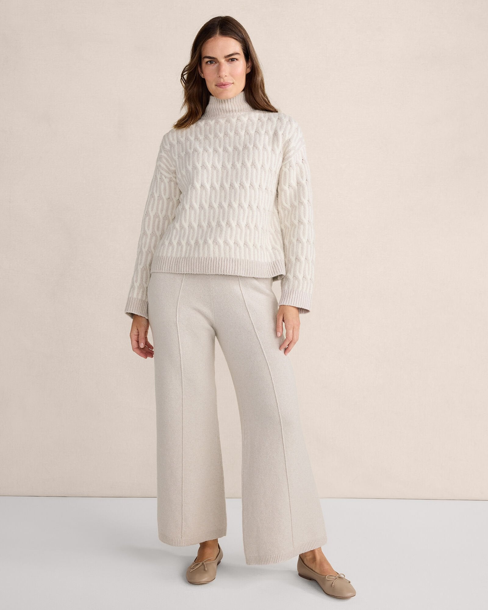 ORGANIC COTTON PINTUCK WIDE LEG PANTS | Talbots near me
