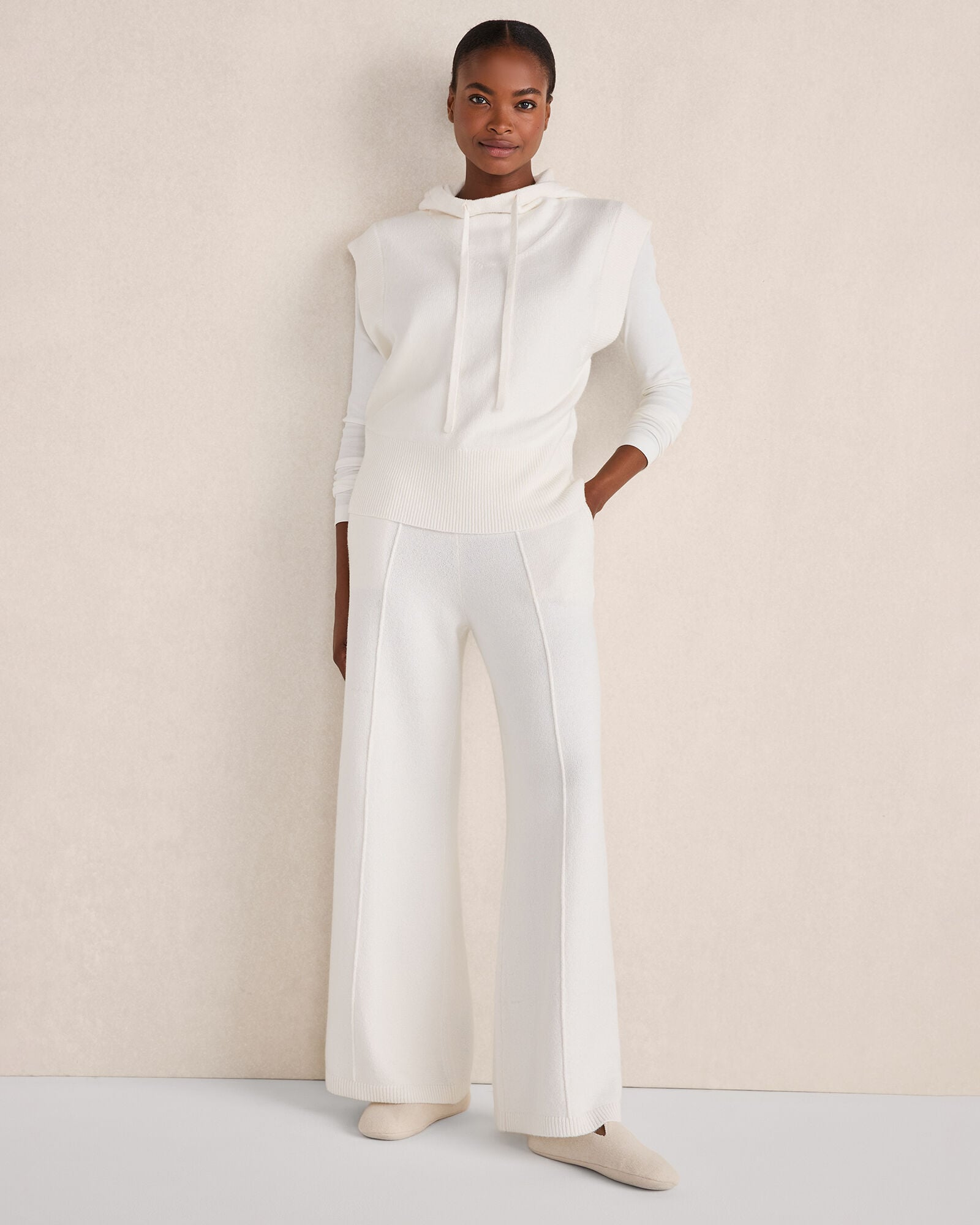 ORGANIC COTTON PINTUCK WIDE LEG PANTS | Talbots near me