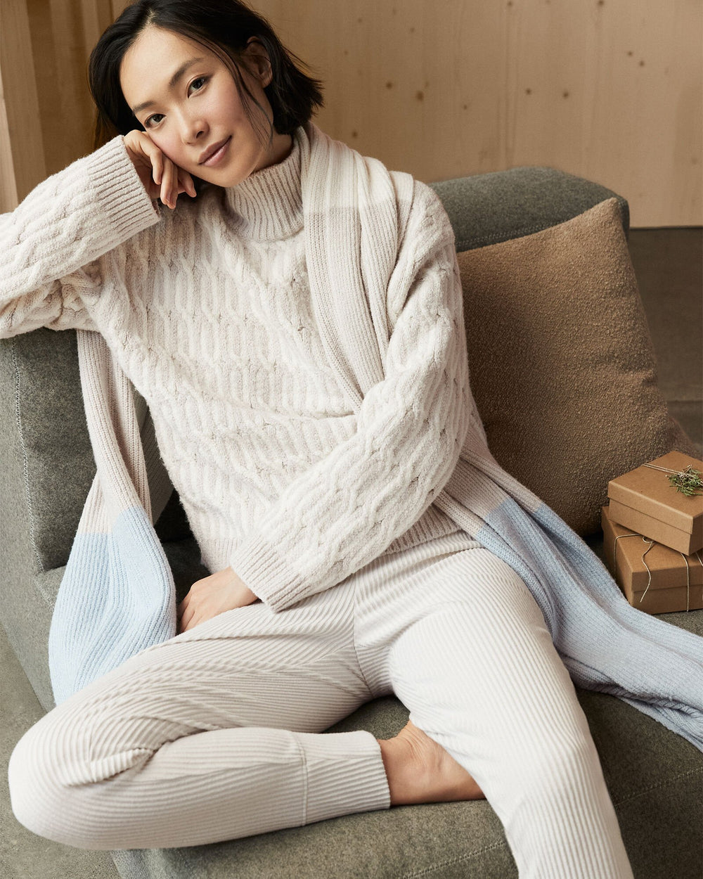 ORGANIC COTTON JACQUARD SWEATER | Talbots online