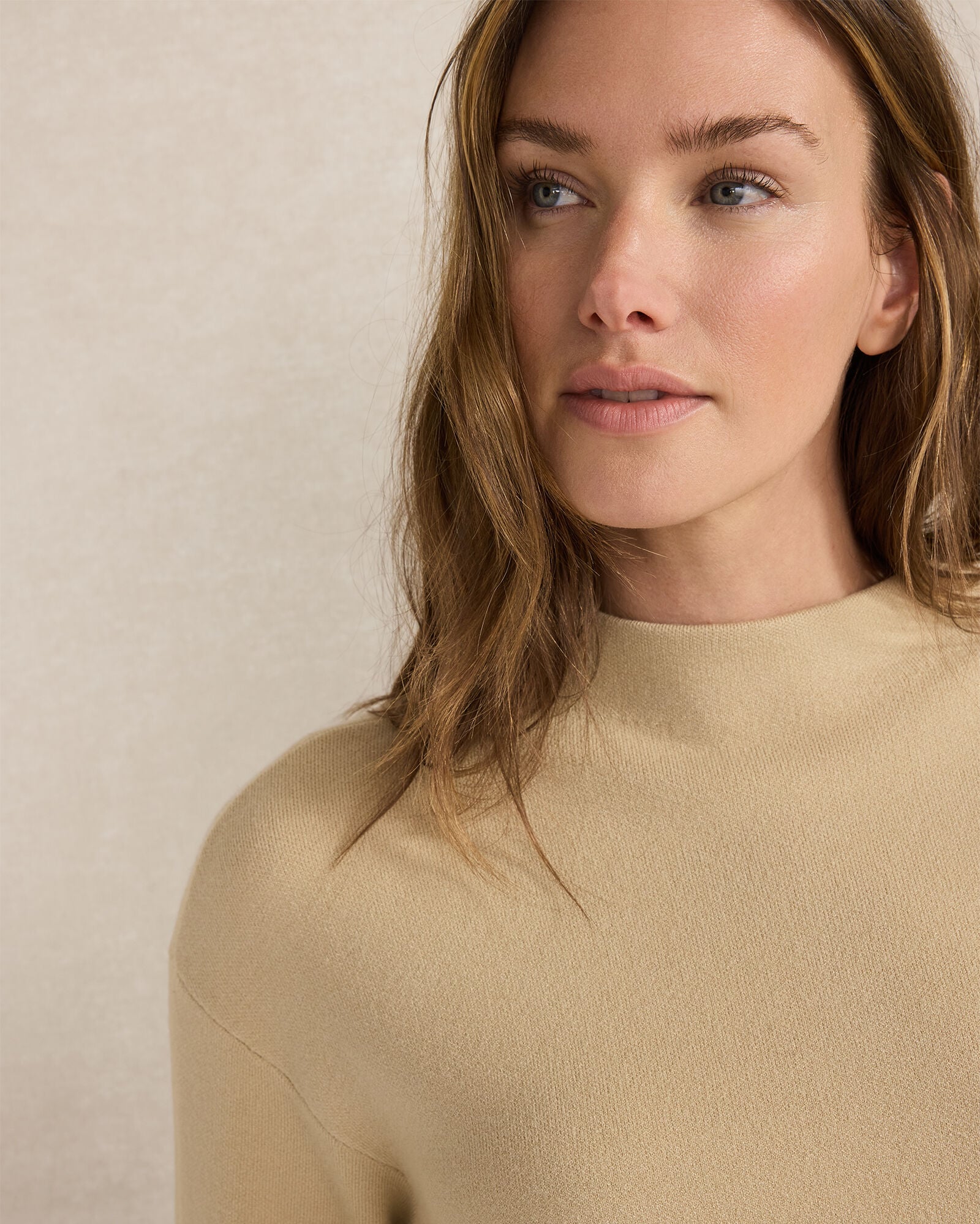 TUXEDO STRIPE FUNNEL NECK PULLOVER | Talbots discount