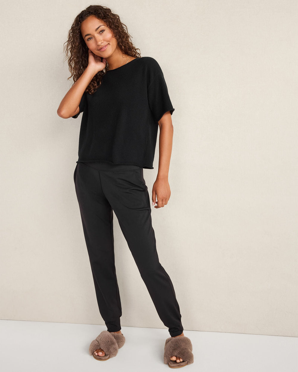 CASHMERE CREWNECK TEE | Talbots US
