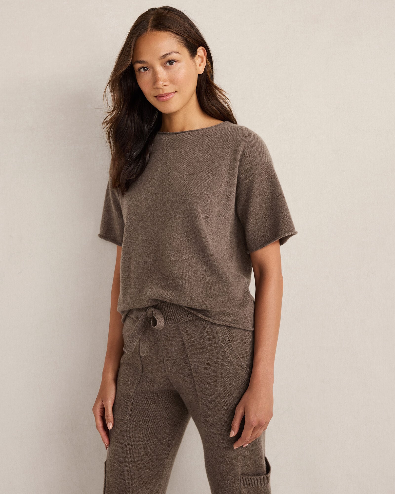 CASHMERE CREWNECK TEE | Talbots US