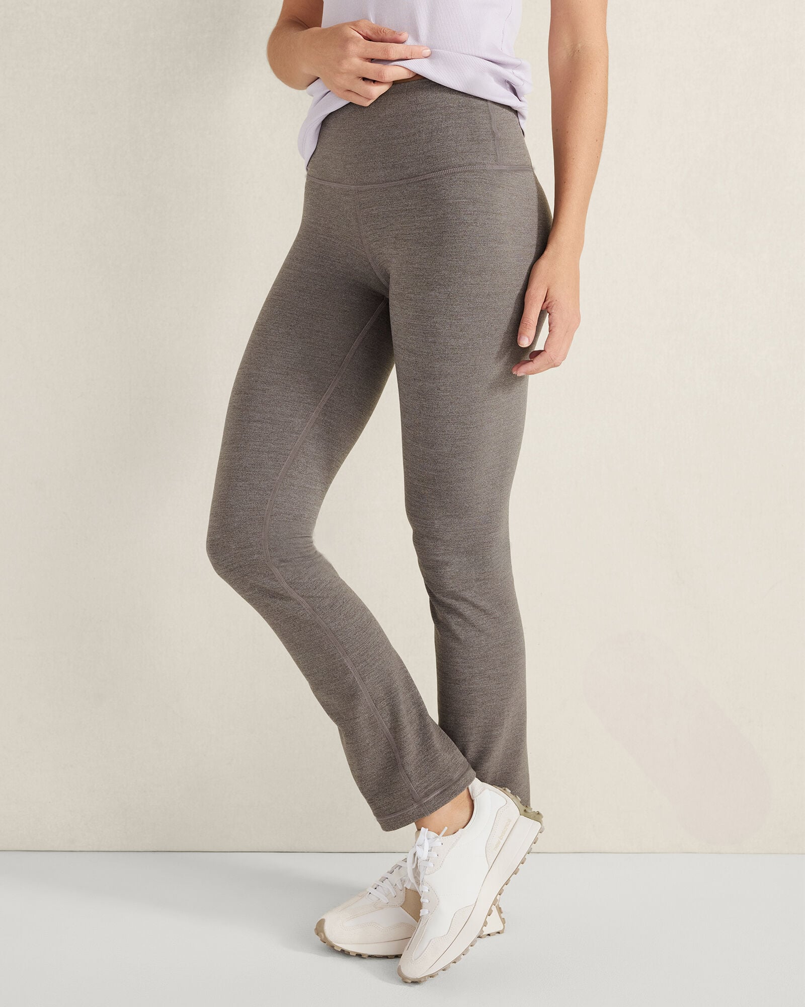 BALANCE STRAIGHT LEG HEATHER PANTS | Talbots US