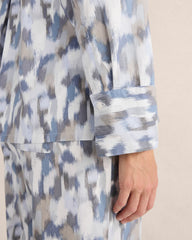 ORGANIC COTTON BRUSHSTROKE PAJAMA TOP | Talbots for sale