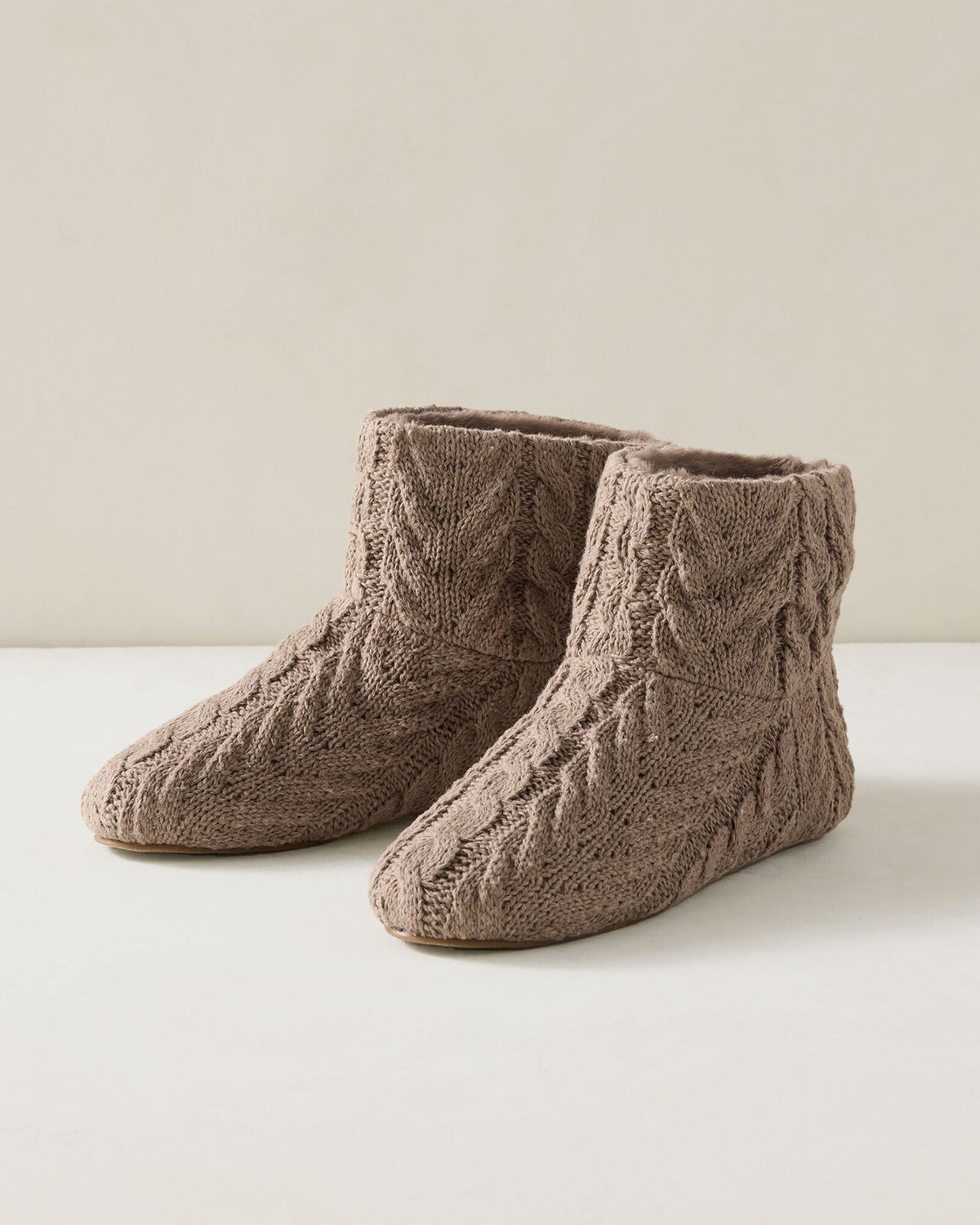 CABLE KNIT BOOTIES | Talbots on sale