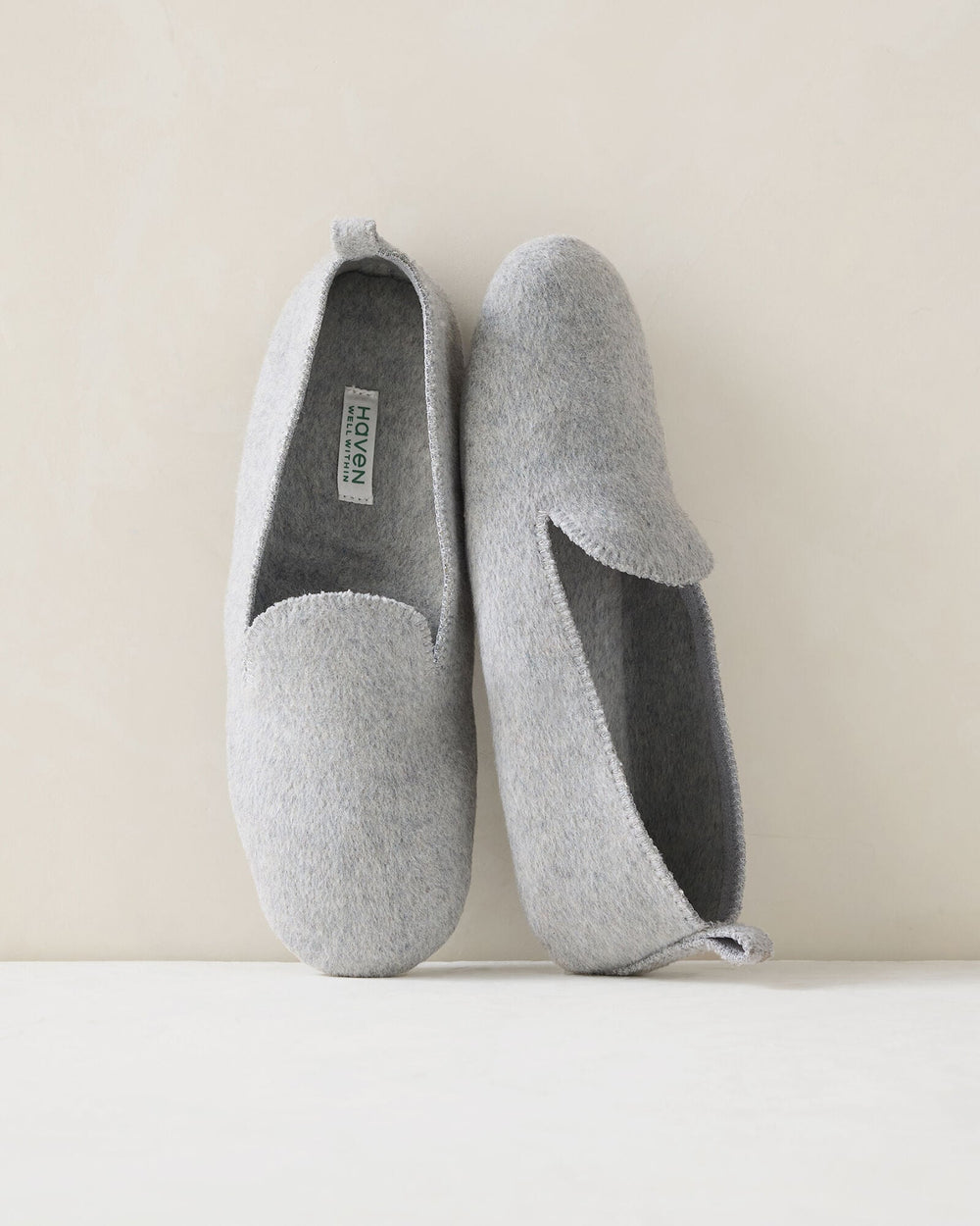 FELTED WOOL BLEND LOAFER SLIPPERS | Talbots on sale