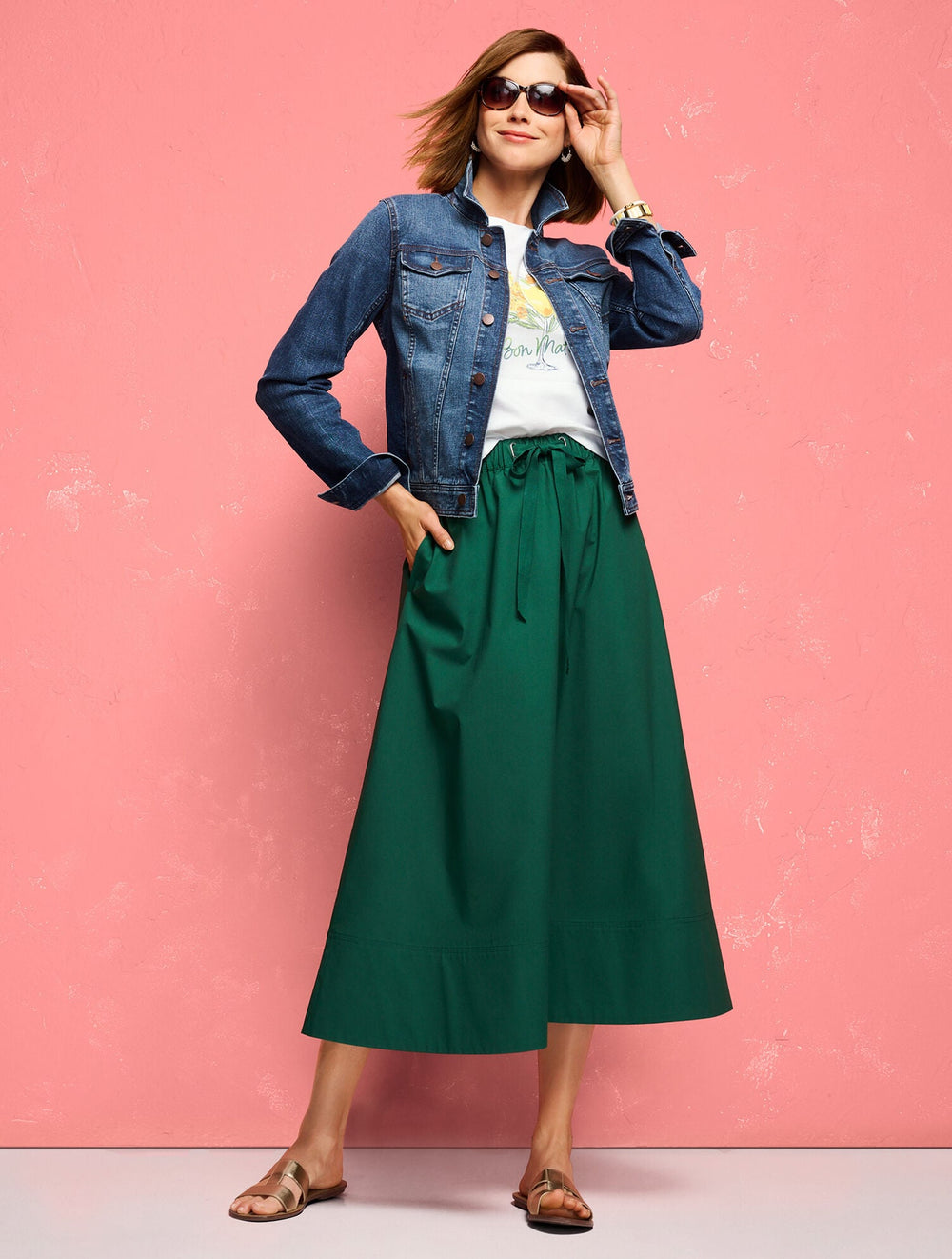 CREWNECK TEE - MIMOSA | Talbots near me