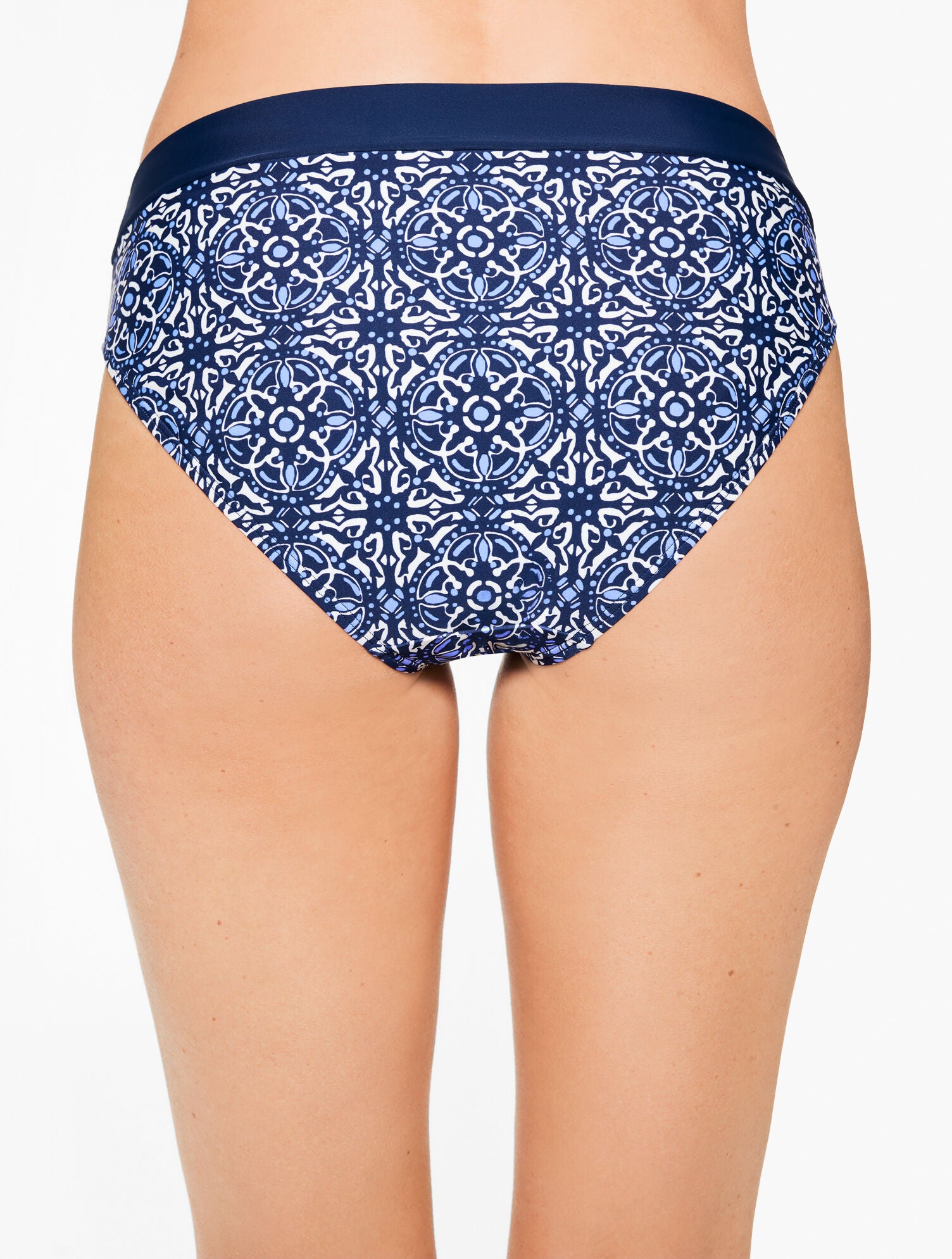 AQUA CLUB HIGH WAIST SWIM BOTTOM - IBIZA TILE | Talbots near me