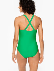 AQUA CLUB SCOOP NECK ONE-PIECE SWIMSUIT | Talbots online