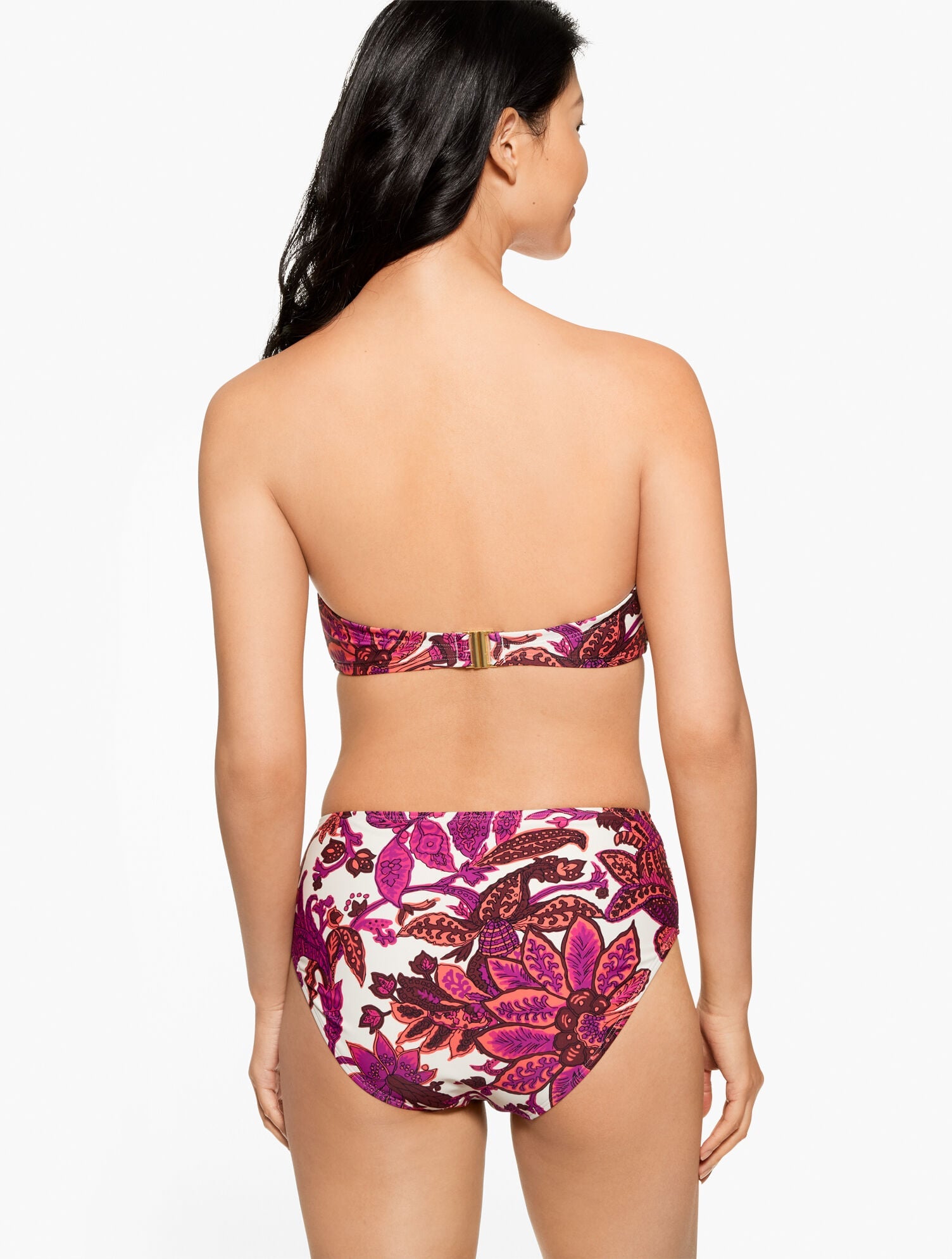 AQUA CLUB BANDEAU BIKINI TOP - BALI BLOOMS | Talbots US