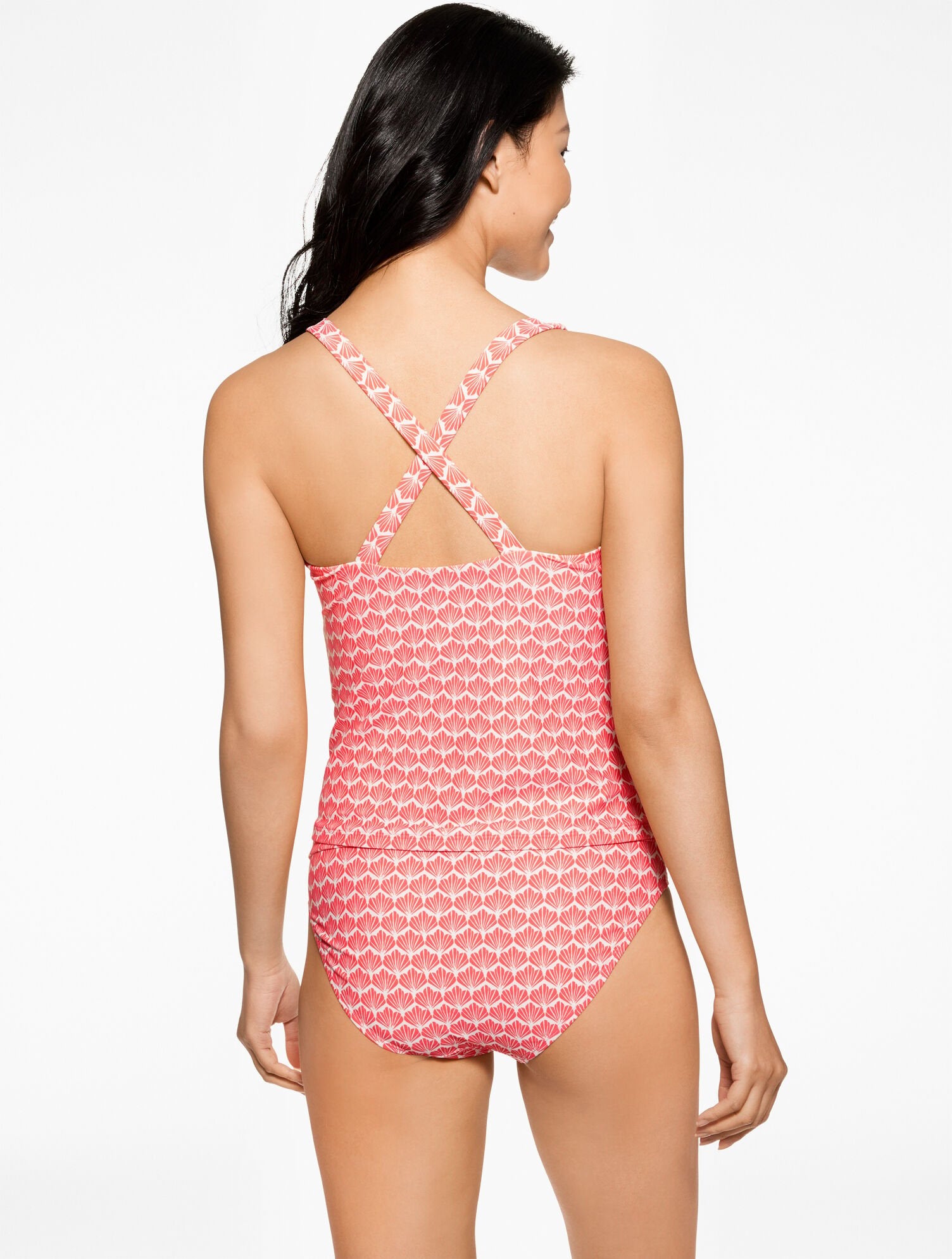 AQUA CLUB SCOOP NECK TANKINI - FIJI SHELL | Talbots online