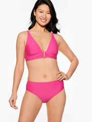 AQUA CLUB V-NECK BIKINI TOP | Talbots sale