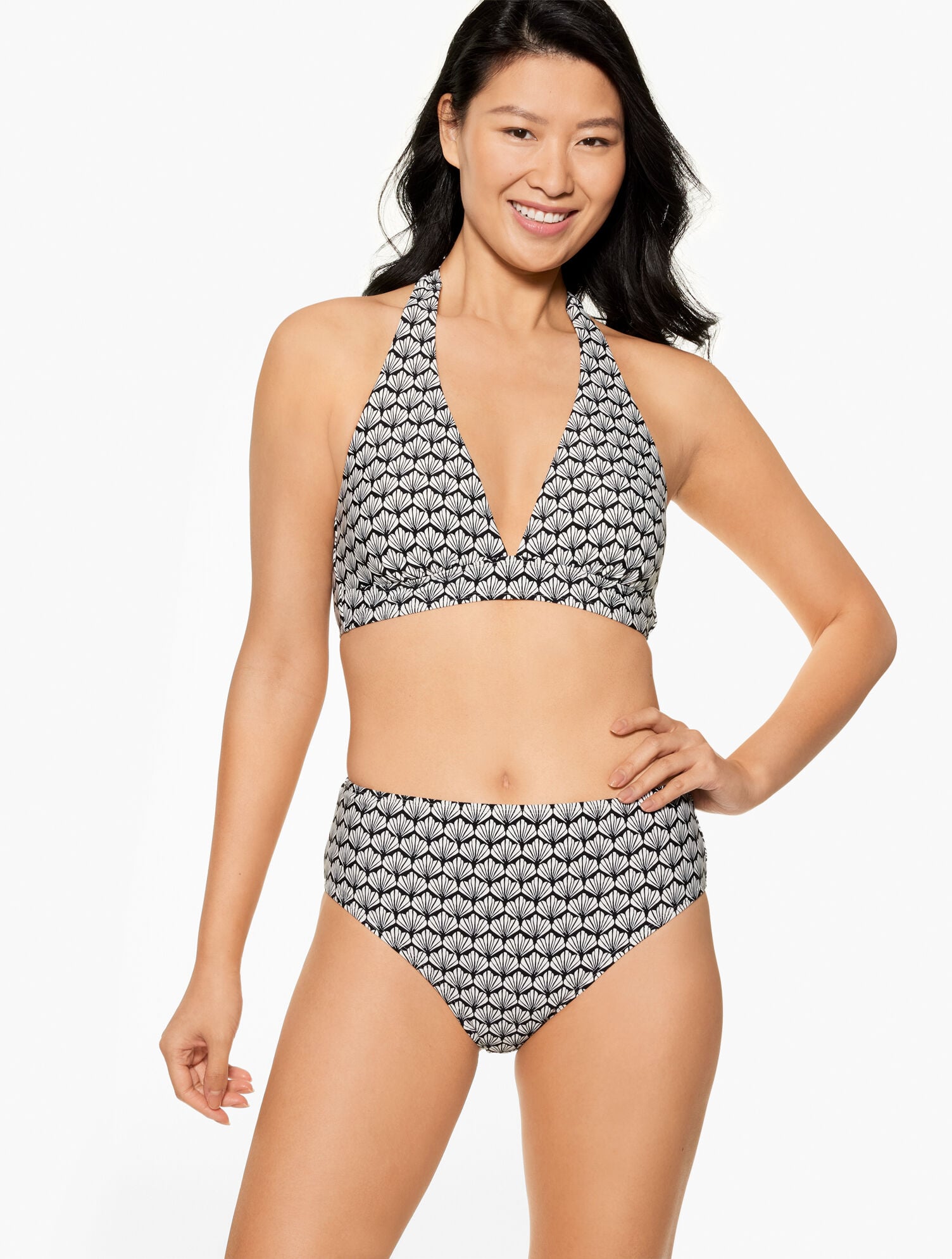 AQUA CLUB HALTER BIKINI TOP - FIJI SHELL | Talbots for sale