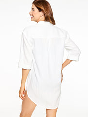 AQUA CLUB GAUZE SHIRT COVER-UP | Talbots discount