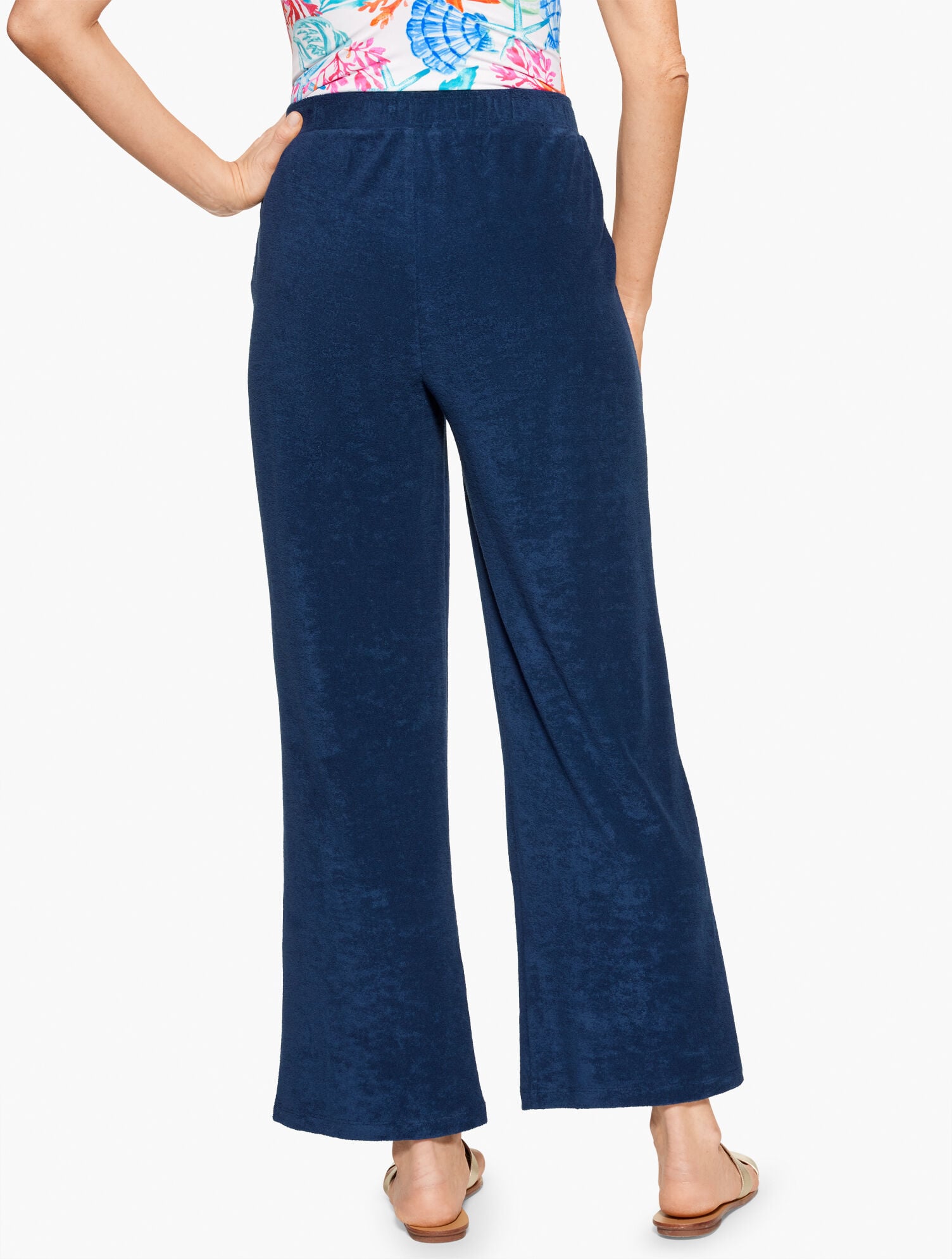 AQUA CLUB TERRY PANT COVER-UP | Talbots for sale