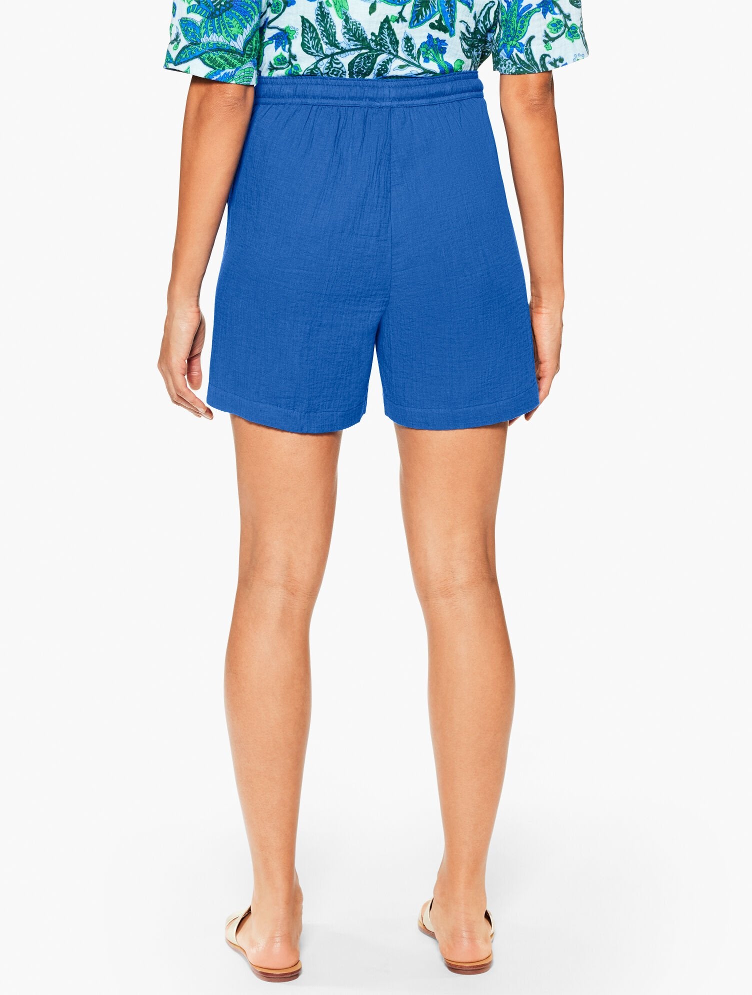 AQUA CLUB GAUZE SHORT COVER-UP | Talbots discount