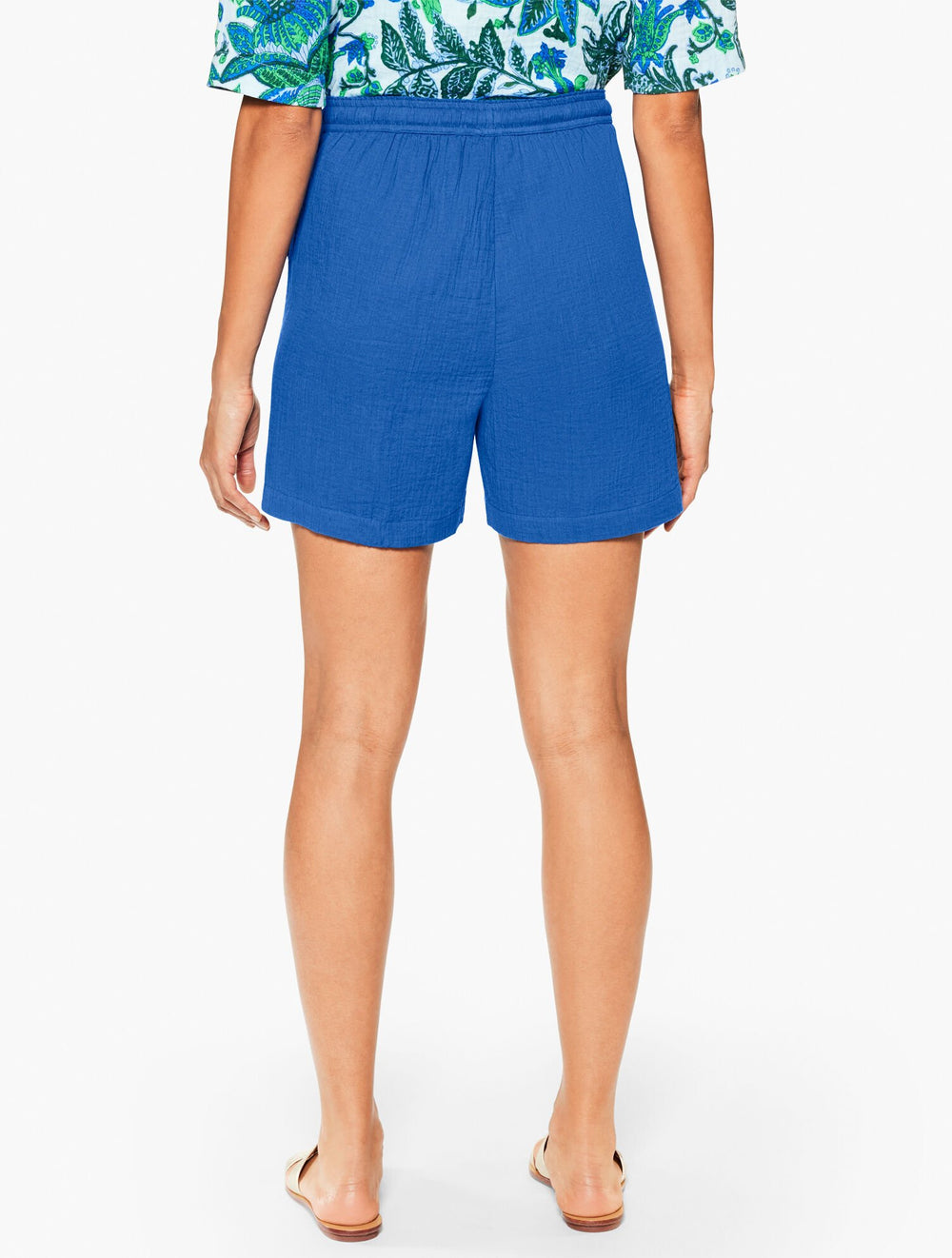 AQUA CLUB GAUZE SHORT COVER-UP | Talbots discount