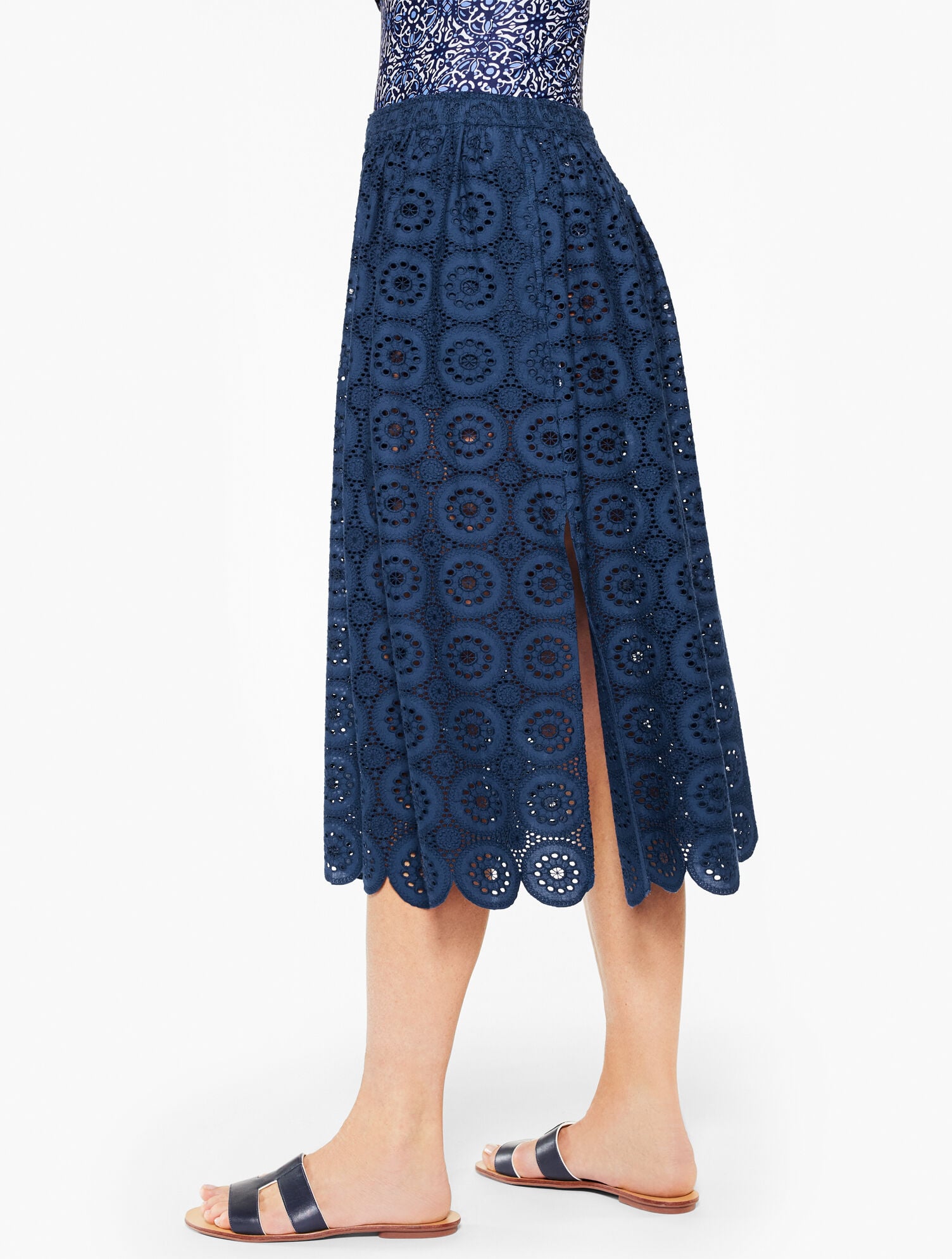 AQUA CLUB EYELET SKIRT COVER-UP | Talbots on sale