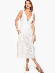 AQUA CLUB EYELET SKIRT COVER-UP | Talbots on sale