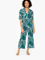 AQUA CLUB GAUZE POPOVER SHIRT COVER-UP - BALI BLOOMS | Talbots online