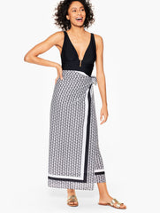 AQUA CLUB PAREO COVER-UP - FIJI SHELL | Talbots US