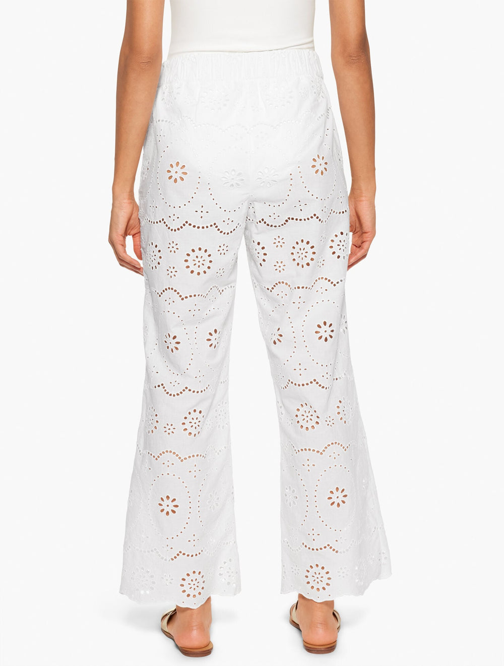 AQUA CLUB EYELET PANT COVER-UP | Talbots discount