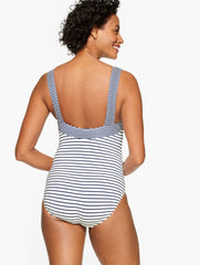 SUN OCEAN SAND SCOOP NECK ONE PIECE - CLASSIC STRIPE | Talbots sale