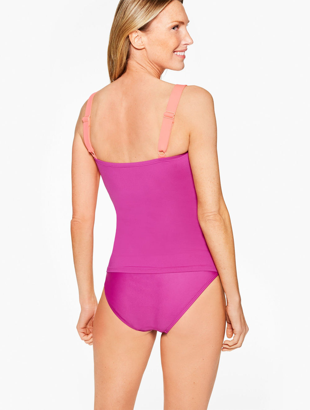 SUN OCEAN SAND SQUARE NECK TANKINI | Talbots discount