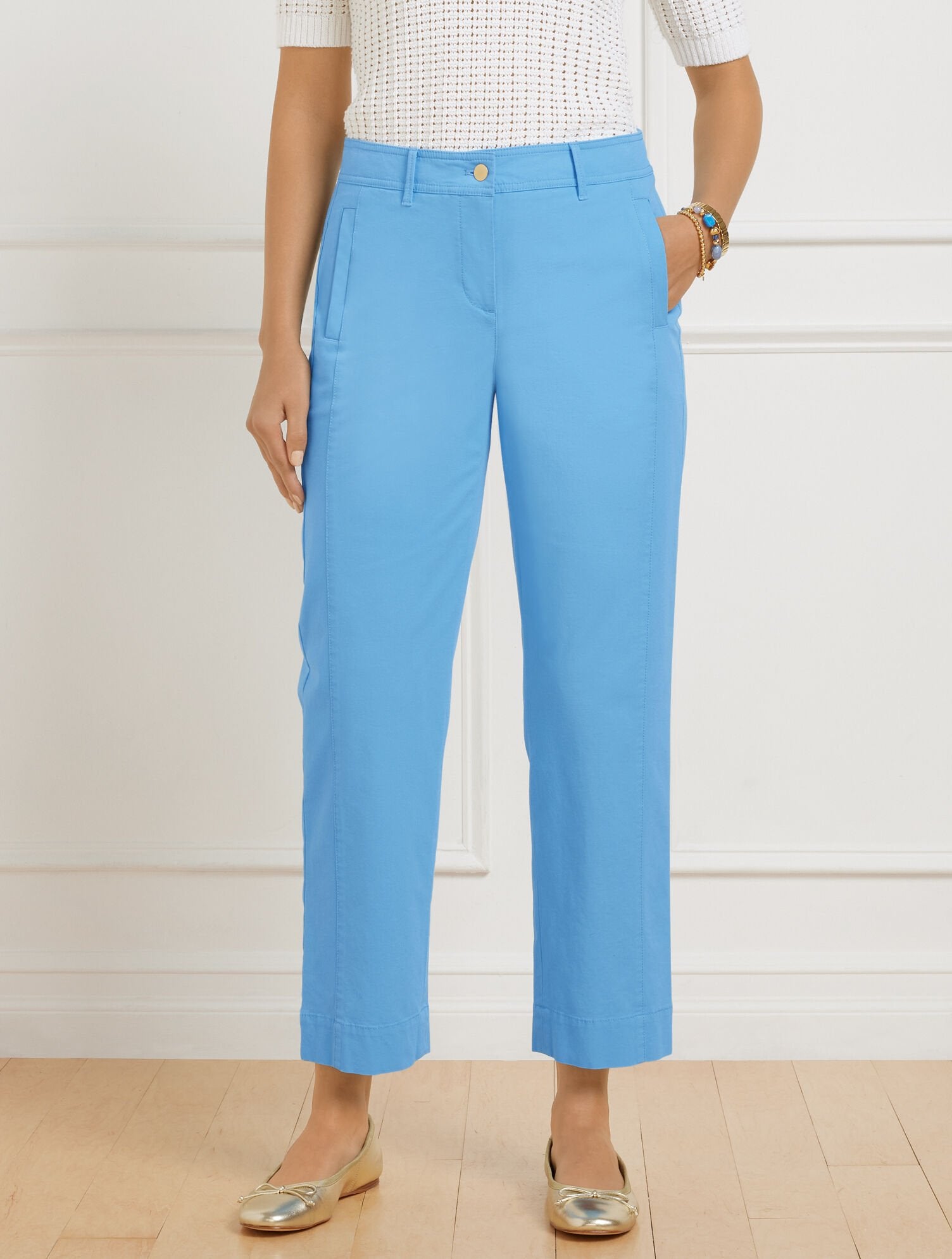 STRAIGHT CROP PANTS | Talbots on sale