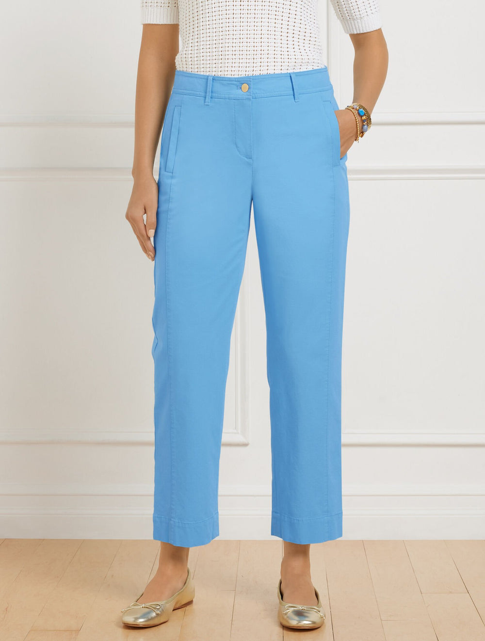 STRAIGHT CROP PANTS | Talbots on sale
