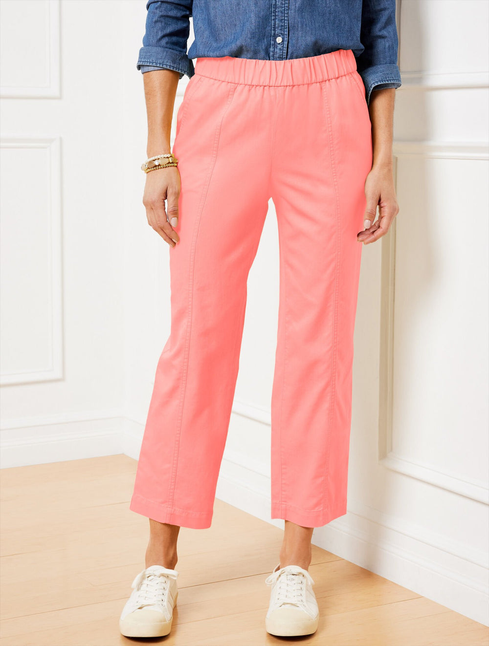 SLIM CROP PANTS | Talbots for sale