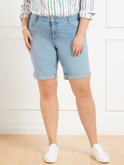 GIRLFRIEND DENIM SHORTS - HIGHLAND WASH | Talbots for sale