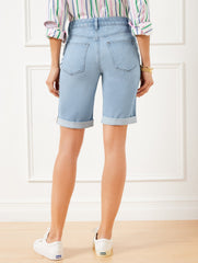 GIRLFRIEND DENIM SHORTS - HIGHLAND WASH | Talbots for sale