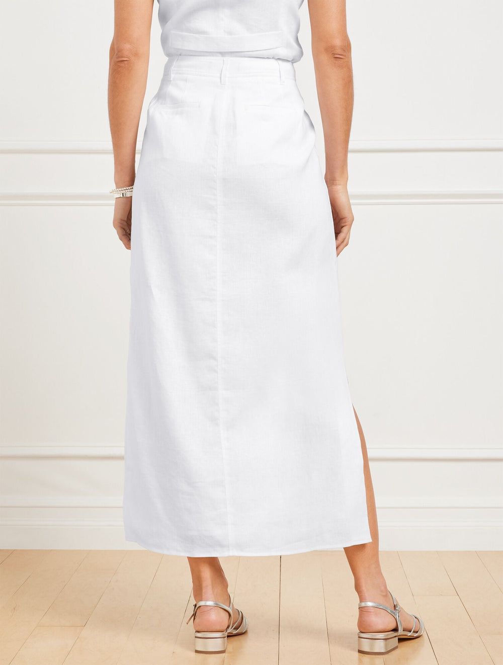 CLASSIC LINEN TROUSER SKIRT | Talbots on sale