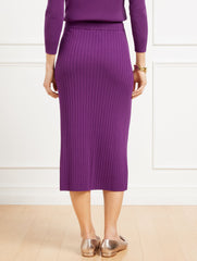 RIBBED MIDI SKIRT | Talbots near me