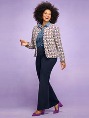 COLLARLESS TWEED JACKET | Talbots US