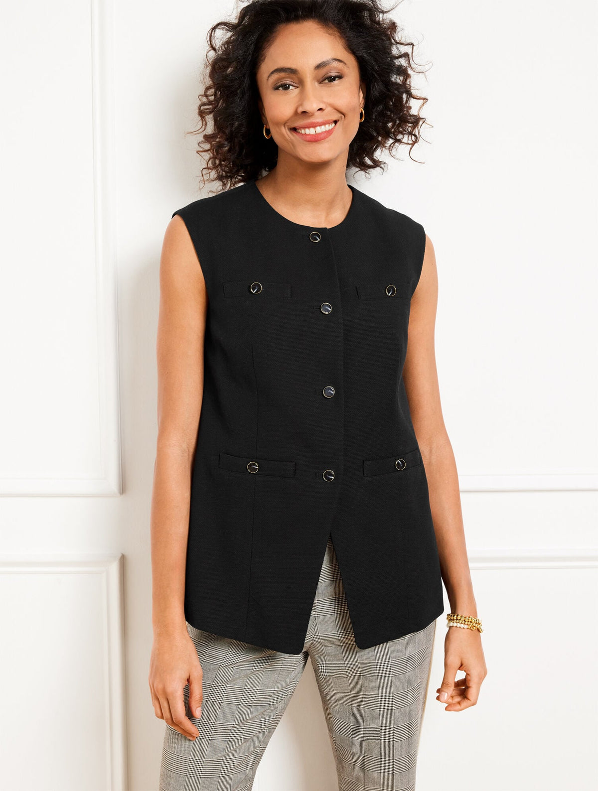 TEXTURED VEST | Talbots near me