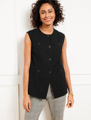 TEXTURED VEST | Talbots near me