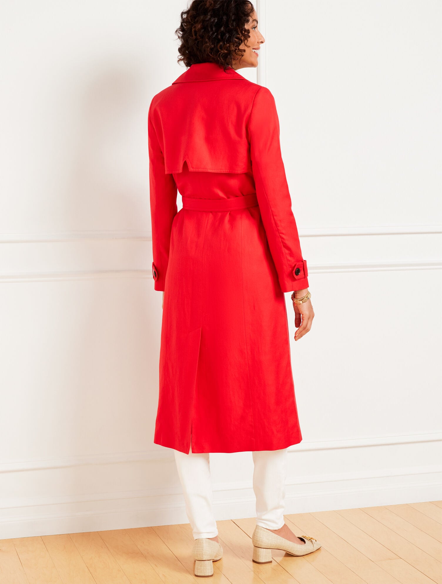 BELTED TRENCH COAT | Talbots discount