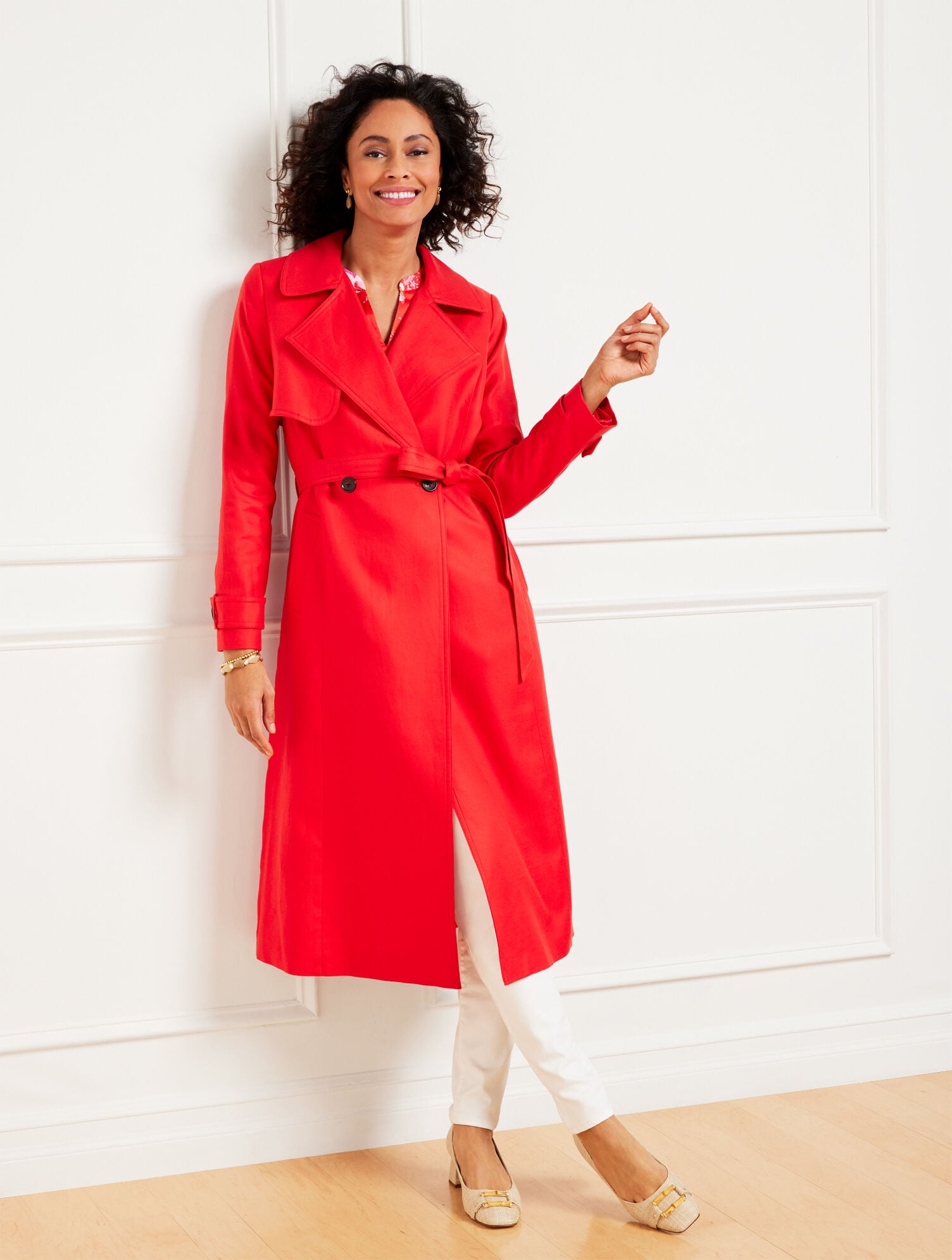 BELTED TRENCH COAT | Talbots discount