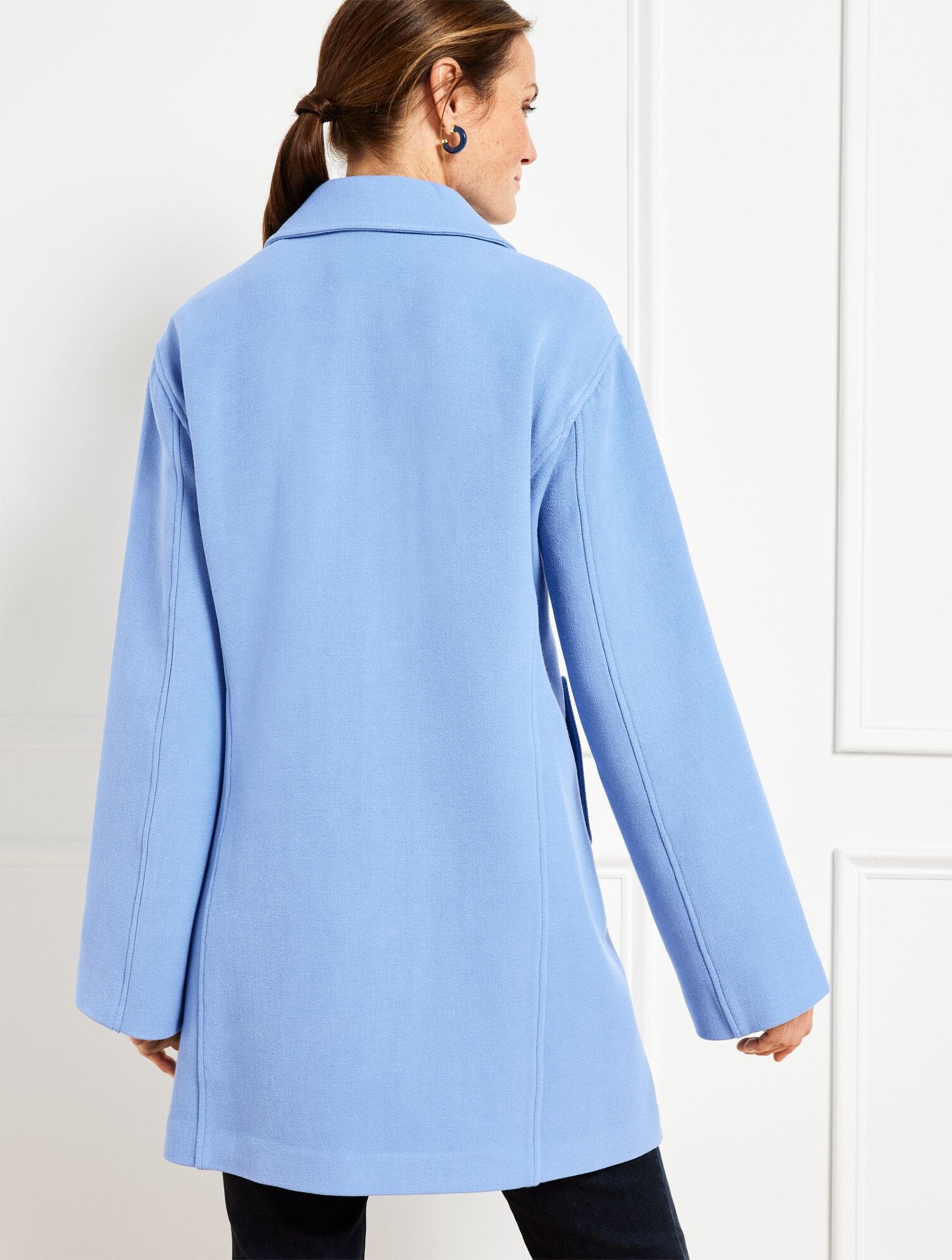KNIT A-LINE COAT | Talbots online