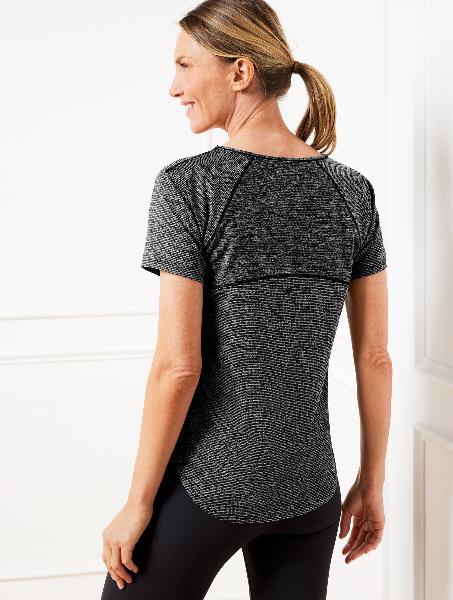 ACTIVE STRETCH JERSEY SHORT SLEEVE TEE | Talbots sale