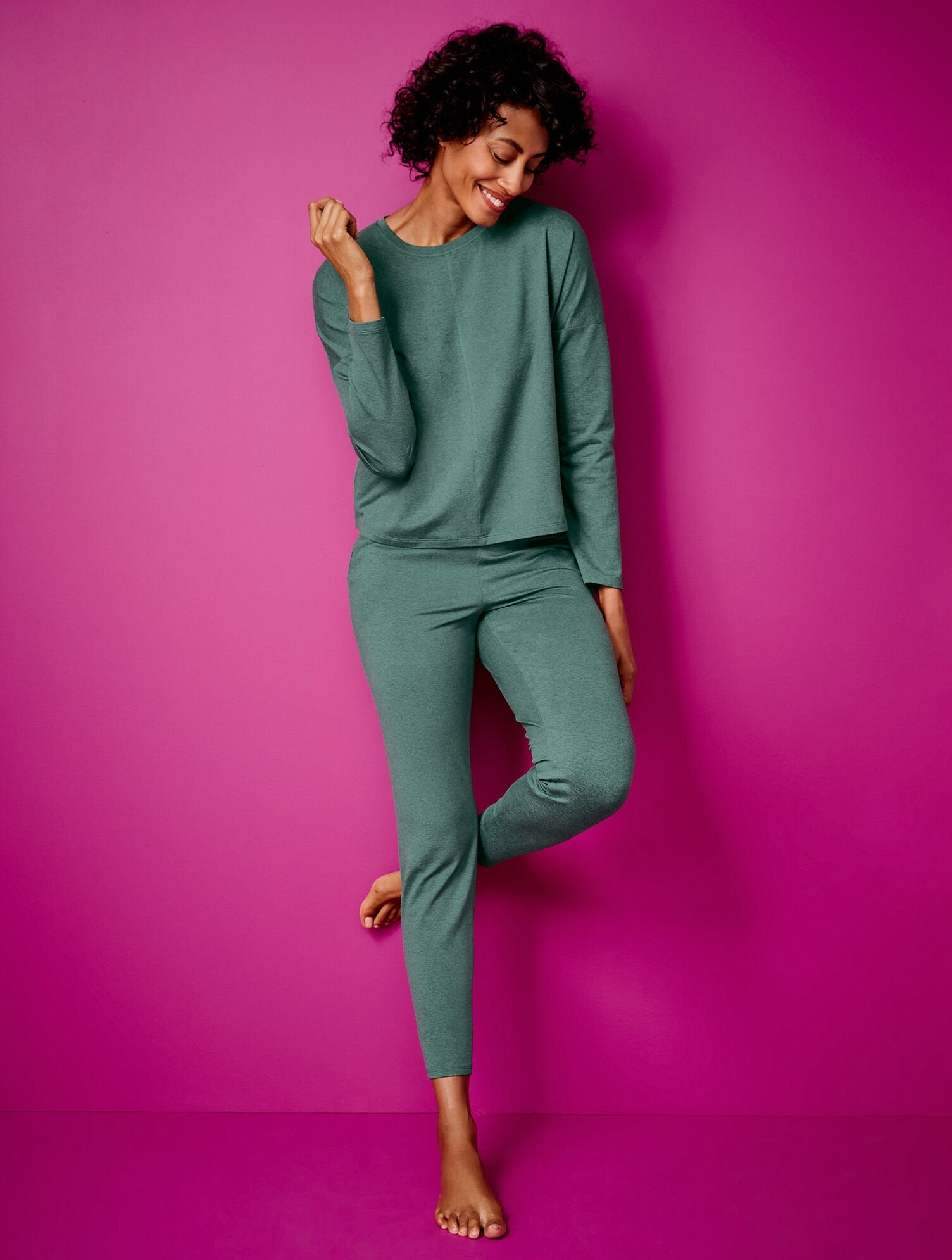 BUTTERY SOFT EASY KNIT CREWNECK TEE | Talbots discount